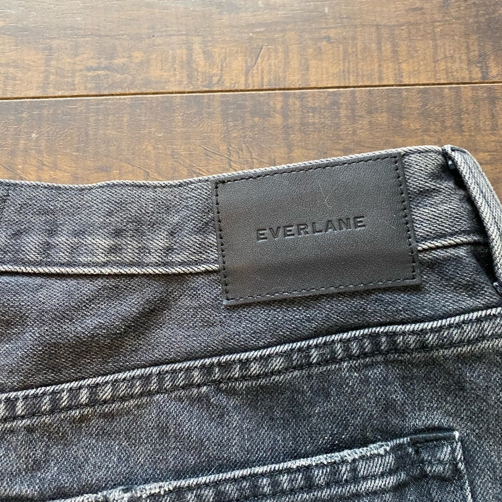 Everlane Black Denim Midi Skirt - Picture 10 of 11